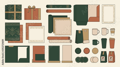 Elegant Stationery & Gifts Collection: Isolated Objects