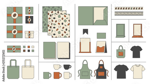 Coffee Branding Mockup: Packaging, Stationery, Apparel & More