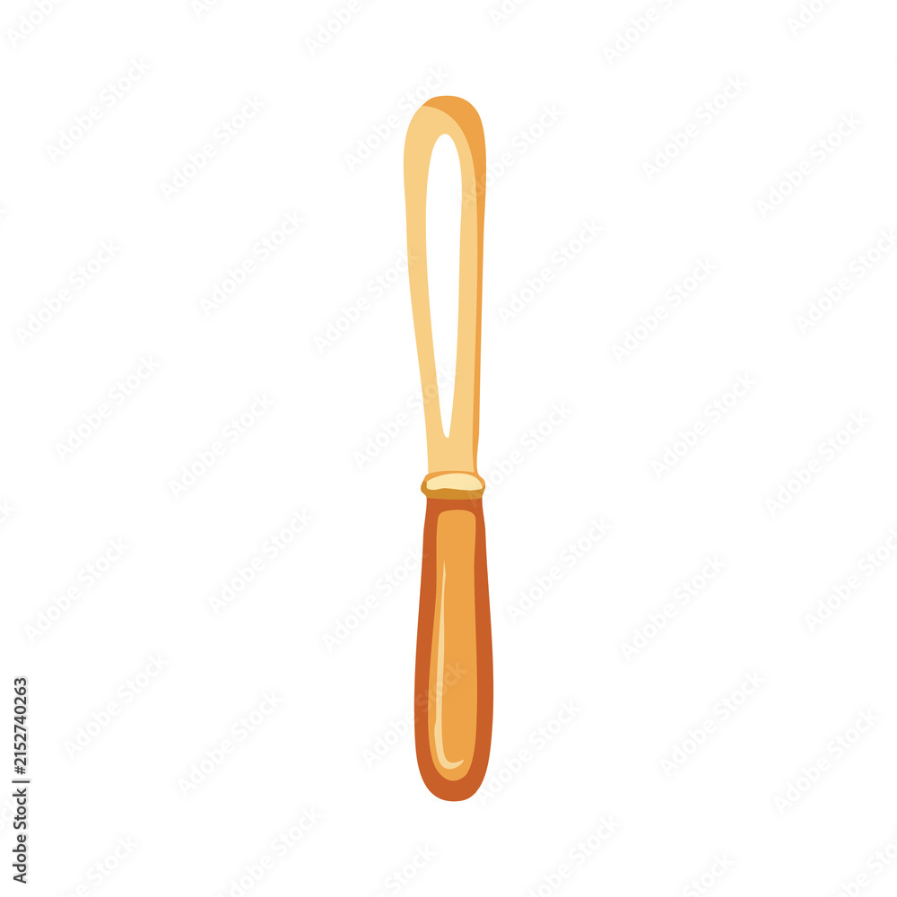 Fototapeta premium Wood Handle Whisk Kitchen Tool