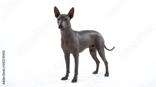 Xoloitzcuintli Dog Standing Studio