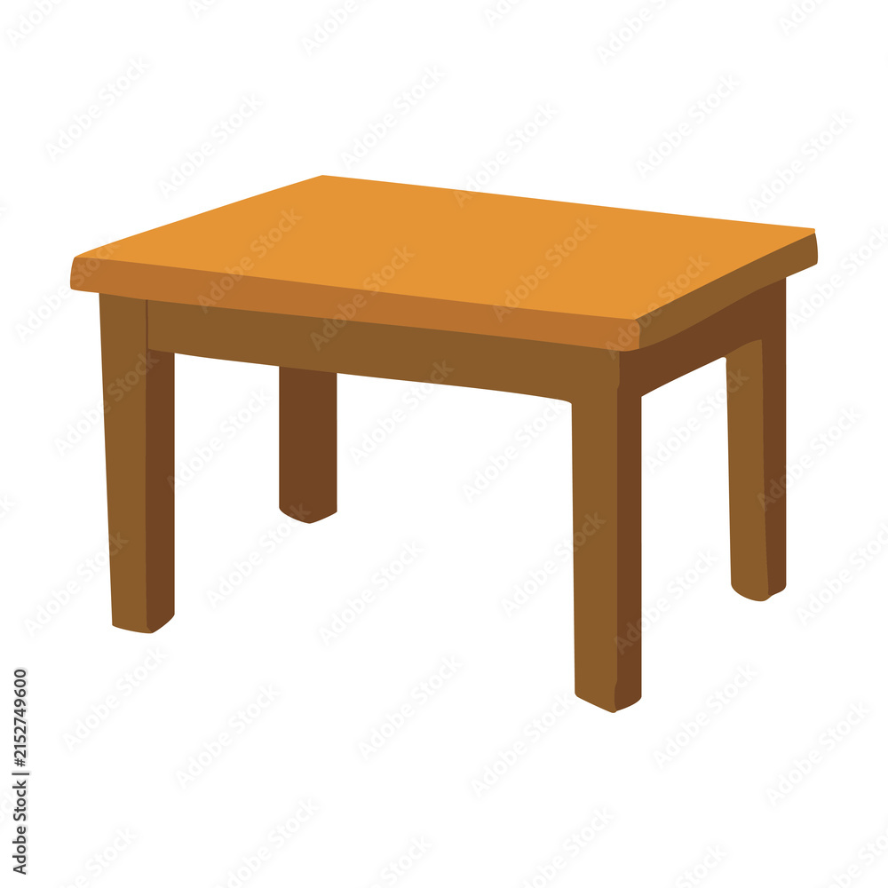 Fototapeta premium Simple Wooden Table Furniture