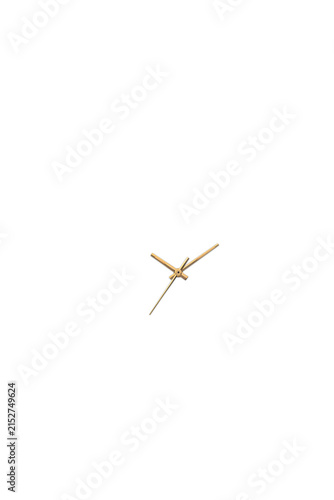 Принти на полотні Modern Golden Clock Hands Set