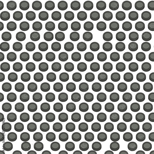 Seamless pattern with black circles abstract background vector illustration. EPS Editable. Vector Illustrations.