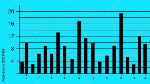 business graph chart and success arrow indicating profit profit and loss business plan motion graphics.
