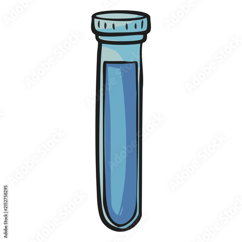 Принти на полотні Laboratory Test Tube Illustration