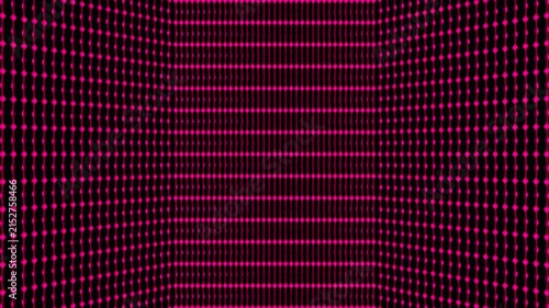 Broadcast Spinning Hi-Tech Glittering Illuminated Patterns Walls, Pink, Events, 3D, Loopable, 4K