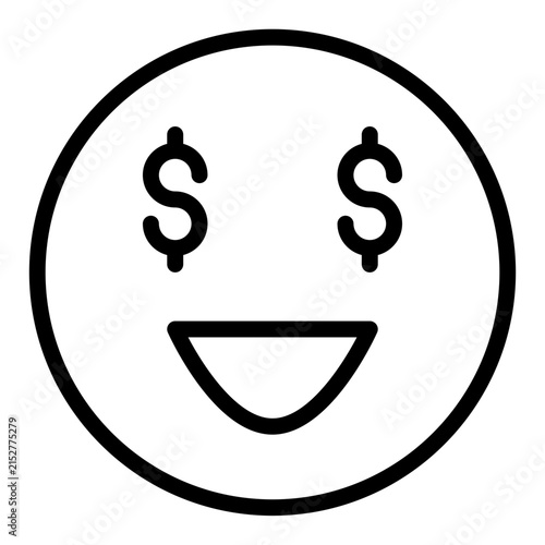 Money Eyes Emoji Icon