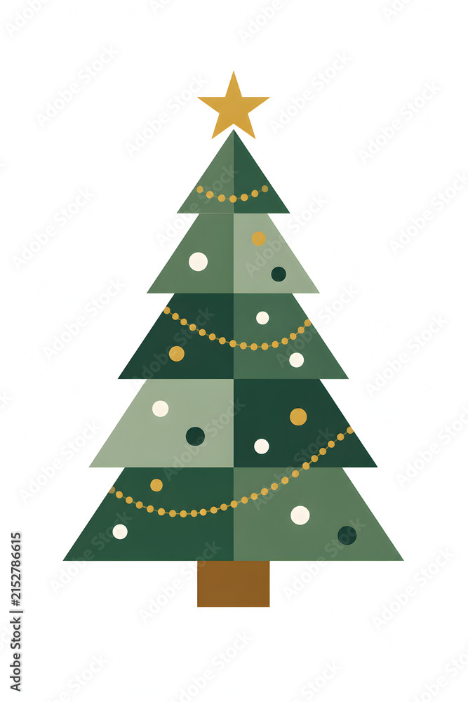 Fototapeta premium christmas tree vector