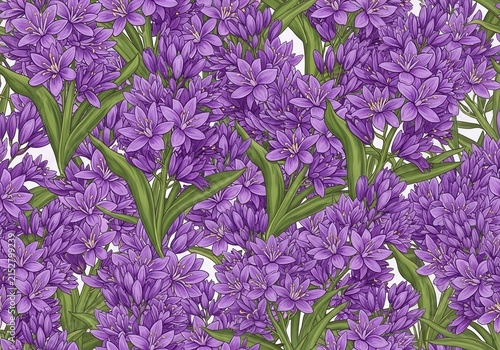 A Tapestry of Amethyst Blooms