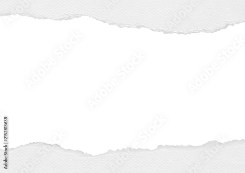 Torn paper edge with textured background and transparent area for copy