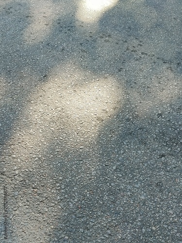 water drops on the asphalt