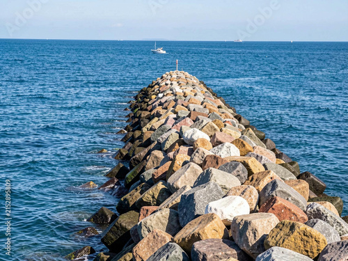beautiful sea coast. nature background