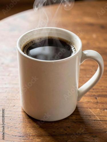a cup of espresso on a table