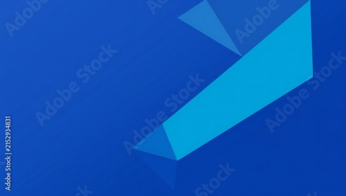 Abstract blue geometric background with triangle shapes
