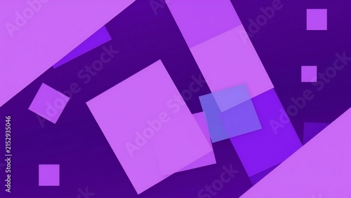 Abstract background with purple and violet geometric squares