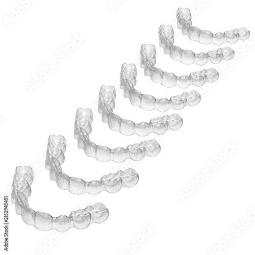 Minimalist curved arrow set illustration
