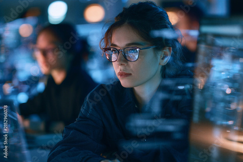 Technology professional using AI powered project management tools in modern digital workplace