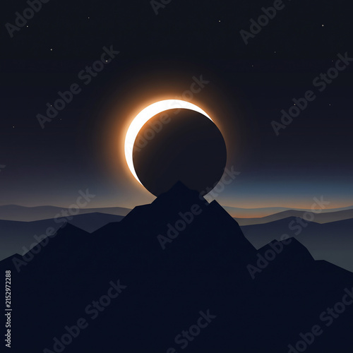 Dramatic Solar Eclipse