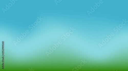 Abstract blue and green gradient blurred background with soft glow