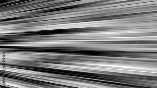 Abstract Silver Metallic Light Streaks Motion Background Horizontal Speed Lines Right to Left Futuristic Technology Loop