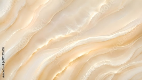 Creamy beige onyx marble texture with translucent veins