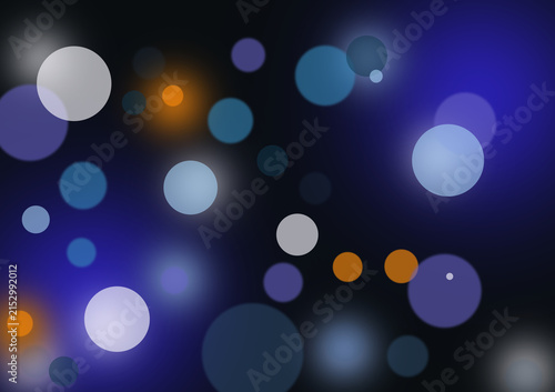 Abstract blue holiday bokeh background for use as wallpaper or with design layouts