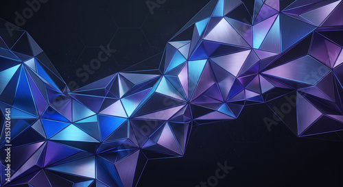 Fototapeta Abstract 3D geometric background