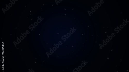 Abstract Dark Blue Geometric Pulsing Light Pattern Background.