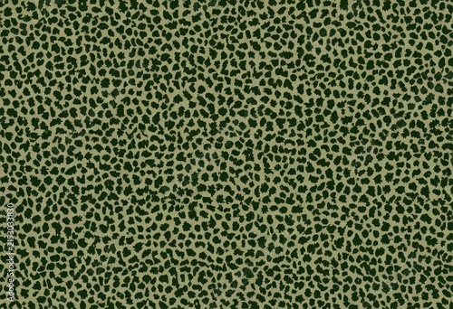 Seamless Abstract Leopard Print Texture Background - Animal Spot Pattern Wallpaper