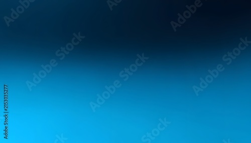Foto Deep blue and bright cyan gradient background, with a smooth, transition from da