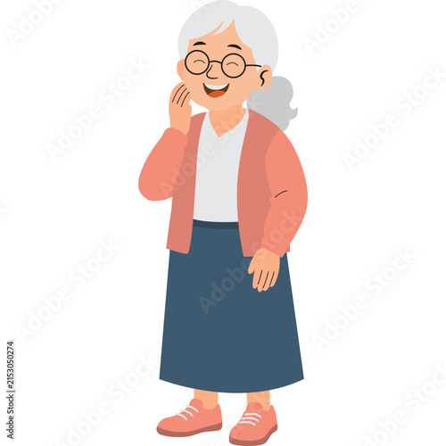 Grandparents Day Family Love Celebration Illustration