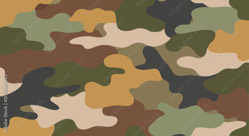 Fototapeta premium Digital Woodland Camouflage Pattern Background