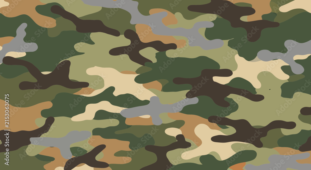 Fototapeta premium Camouflage Pattern Texture Background