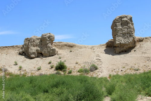 The ruins of the historic city of Poykent are located in the countryside of the Bukhara region. Founded in the 4th century BC, the city is on the UNESCO World Heritage Tentative List.