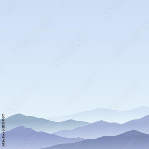 Background of a blue mountain

