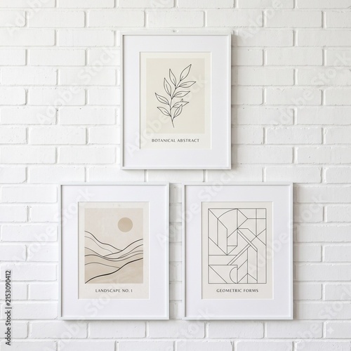 vintage frame on a wall