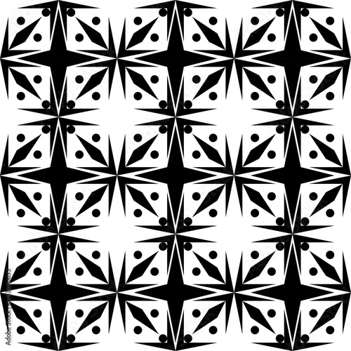 Seamless Abstract Geometric Art Deco Style Pattern Background