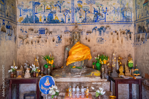 Obraz na plátně THAILAND KHON KAEN WAT SUNUAN WARI PATTHANARAM