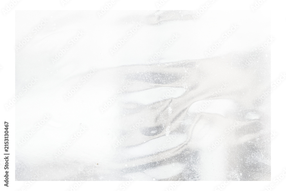 Fototapeta premium Mockup frame overlay featuring transparent film texture, subtle noise and grain, with top lighting isolated on transparent