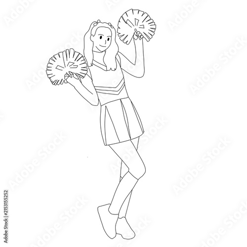 girl with fan