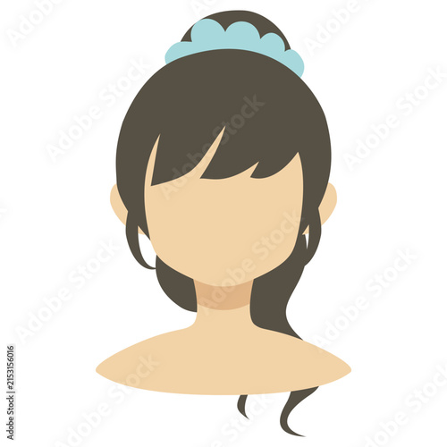 Illustration Girl Hair