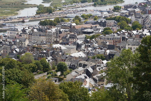 Konstfotografi A panoramic view of Honfleur, Normandy, France.