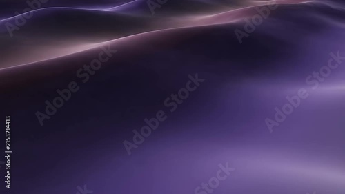 Dark purple abstract flowing wave background.