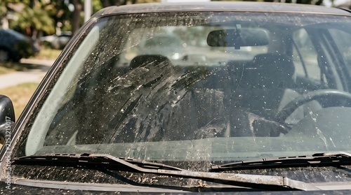 Dirty Car Windshield