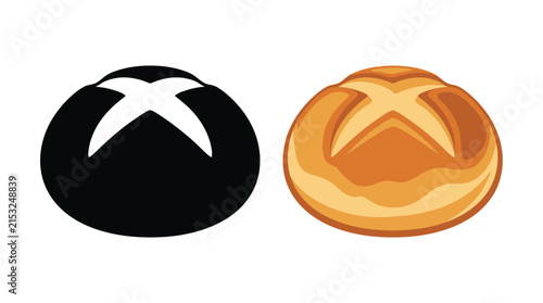 Xbox logo variations featuring a black silhouette and golden gradient design