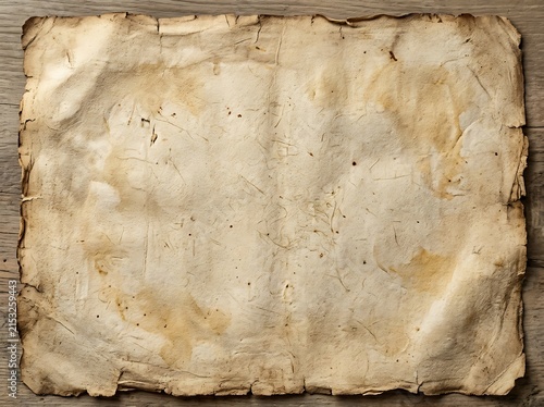 Aged vintage textured parchment paper sheet background with parchment background distressed