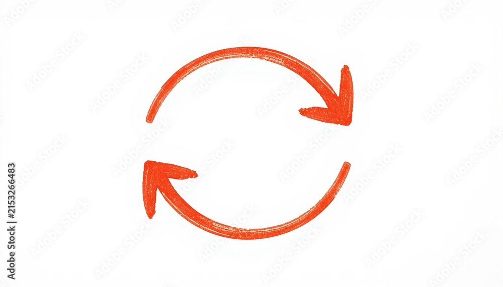 Obraz premium hand-drawn doodle red arrow, grunge red arrows isolated on transparent background, red arrow pointing up