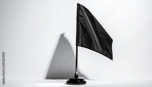 Black flag glows with radiant clarity, radiating resilience, symbolism, and mystery; a vivid emblem of identity, protest, and transformation within abstraction.