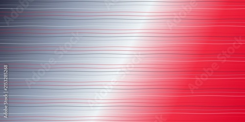 Konstfotografi Abstract image of horizontal wavy lines in gray and red on gradient background