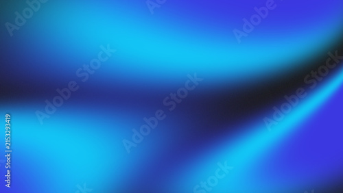 Glowing Blue Light Blur Shape on Dark Grain Texture Background with Noisy Effect, Abstract Poster Header Cover Wallpaper Banner Backdrop Design